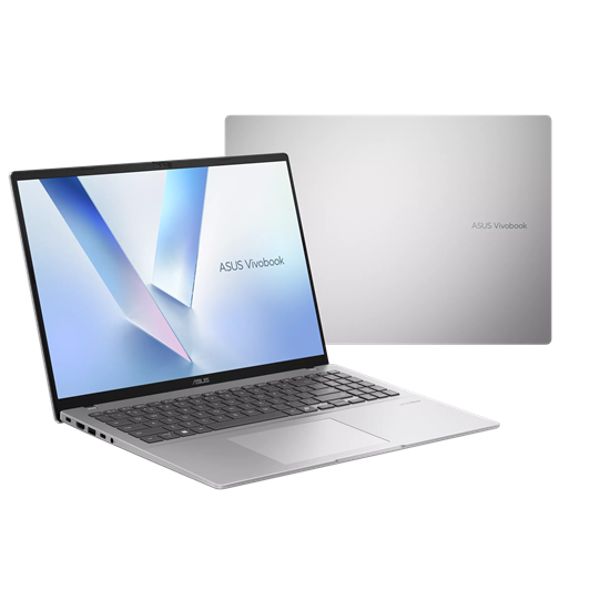 Picture of Asus Vivobook 16 M1607KA-MB150W | Cool Silver | 16 " | IPS | WUXGA | 1920 x 1200 pixels | Anti-glare | AMD Ryzen AI 5 | 330 | 16 GB | DDR5 | Solid-state drive capacity 512 GB | AMD Radeon Graphics | Windows 11 Home | 802.11ax | Bluetooth version 5.3 | Key