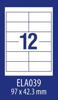 Picture of Avery Zweckform ETYK.ZF ECONOMY 97X42,3MM 039 100ARK ETYKIETA E100 ELA039 - ELA039