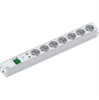 Изображение Bachmann 19"-Steckdosenleiste 1HE 7xUTE 1xSchalter 1xSPD, 2 m