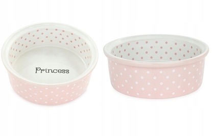 Attēls no Barry King Miska dla kota/psa róowa ceramiczna z napisem 12cm