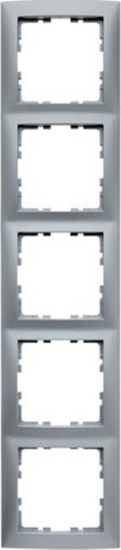 Picture of Berker Ramka piciokrotna Kwadrat aluminium mat (5310158994)