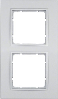 Attēls no Berker Ramka podwójna B.7 aluminium mat (10126424)