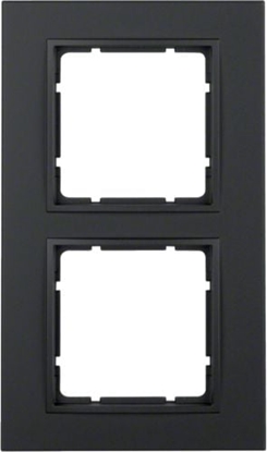 Attēls no Berker Ramka podwójna B.7 uniwersalna antracyt mat (10126626)