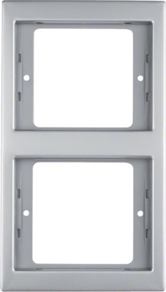 Attēls no Berker Ramka podwójna K.5 pionowa stal szlachetna nierdzewna (13237004)