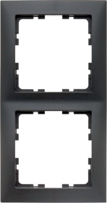 Attēls no Berker Ramka podwójna Kwadrat antracyt mat (5310128996)