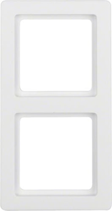 Attēls no Berker Ramka podwójna Q.1 pozioma/pionowa nienobiaa aksamit (10126089)