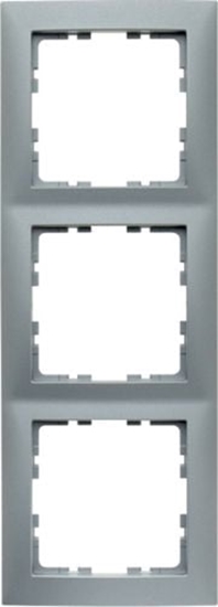 Picture of Berker Ramka potrójna Kwadrat aluminium mat (5310138994)