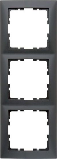 Picture of Berker Ramka potrójna Kwadrat antracyt mat (5310138996)