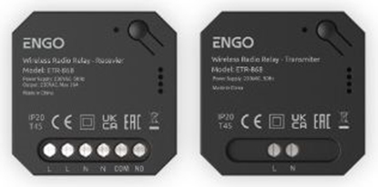 Attēls no Bezvadu relejs ar radio vadību ETR-868, 230V, 16A