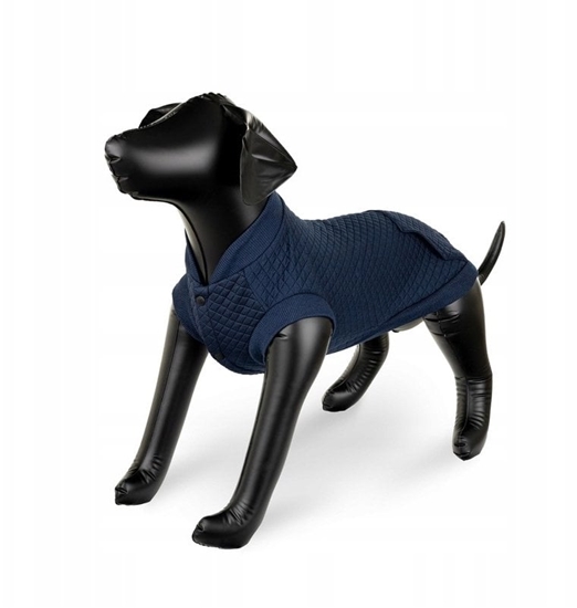 Изображение Bluza, dla psa, granatowa, pikowana, rozmiar 2XL, 55
