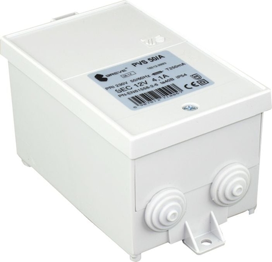 Изображение BREVE Transformator PVS 120VA 230/12V w obudowie IP54 (16012-9978)