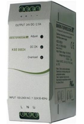 Изображение BREVE Zasilacz impulsowy prdu staego elektroniczny KSE 06024 230/24VDC 2,5A 18924-9990