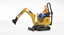 Attēls no Bruder bworld JCB Micro Excavator 8010 CTS and Man (62002)