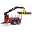 Attēls no Bruder Professional Series Forestry Trailer with loading Crane and Grab (02252)