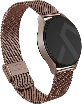 Attēls no BURGA Metal Mesh Elegance - uniwersalna bransoleta do zegarka 20 mm (rose gold)
