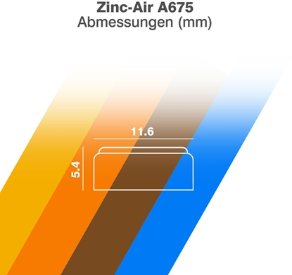 Picture of Camelion | A675/DA675/ZL675 | Zinc air cells | 6 pc(s)