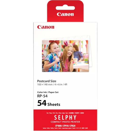 Picture of Canon RP-54 10x15 cm Papier und Farbband (54 Blatt)