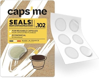 Attēls no CAPSME Nespresso paper lids x102