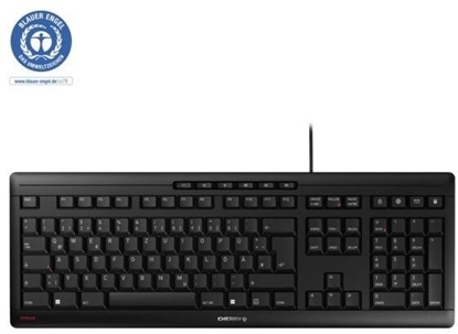 Picture of CHERRY JK-8500SL-2 klawiatura Dom/Biuro USB QWERTZ Soweski Czarny