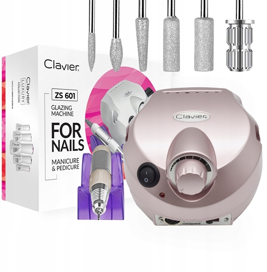 Picture of CLAVIER_Frezarka do paznokci 65W ZS 601 Rose Gold
