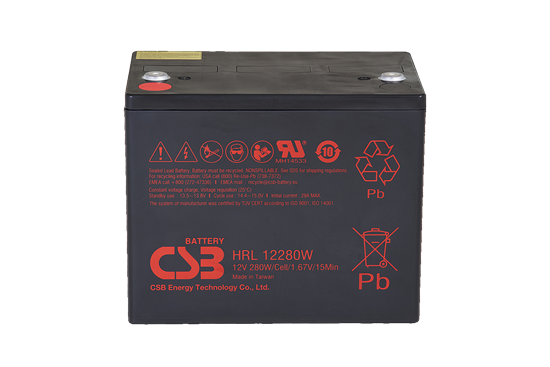 Picture of CSB Battery Battery 12V 6Ah 25W Pb F2 | HRL1225W