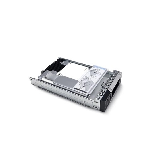 Picture of Dell | 2.5" / 960GB / SATA / Read Intensive / 6Gbps / 512 / Hot Plug / 3.5in HYB CARR / 1 DWPD / 1752 TBW | 960 GB | Solid-state drive interface SATA