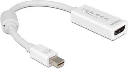 Picture of Delock Adapter mini DisplayPort 1.1 male > HDMI female Passive white