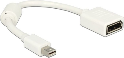 Picture of Delock Adapter mini DisplayPort male to DisplayPort female 8K white