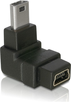 Picture of Delock Adapter USB-B mini 5pin male to female 90°angled