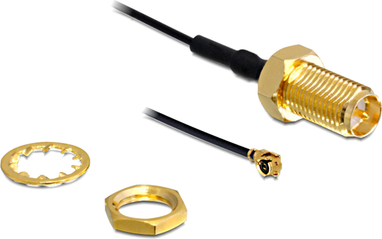 Изображение Antenas kabelis RP-SMA Jack > MHF/U.FL Plug, 350mm