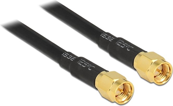 Picture of Delock Antenna Cable SMA plug to SMA plug LMR195 low loss 5 m