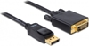 Изображение Delock Cable DisplayPort 1.1 male > DVI 24+1 male passive 1 m black