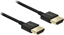 Изображение Delock Cable High Speed HDMI with Ethernet - HDMI-A male > HDMI-A male 3D 4K 4.5 m Active Slim High Quality