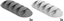 Attēls no Delock Cable Holder with 5 feed-throughs Set 6 pieces