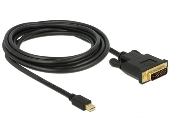 Picture of Delock Cable mini DisplayPort 1.1 male > DVI 24+1 male 3 m