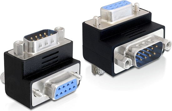 Picture of Delock D-Sub 9 pin male > female 270° angled