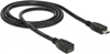Picture of Delock Extension cable USB 2.0 type Micro-B male > USB 2.0 type Micro-B female 1 m