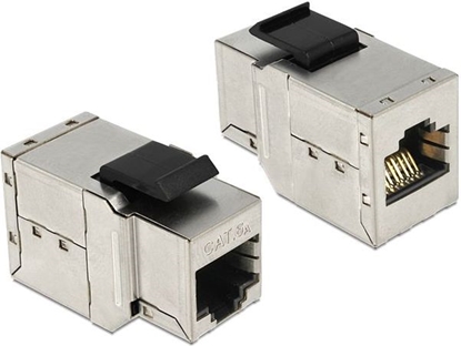 Attēls no Delock Keystone Module RJ45 jack > RJ45 jack Cat.6A