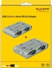 Picture of Adapteris USB2.0 >  4 x serial, Delock