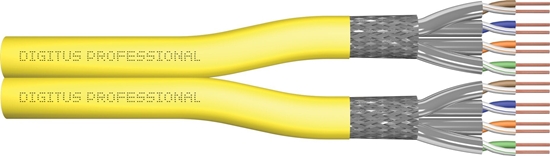 Picture of Digitus CAT 7A S/FTP installation cable, 500 m, Duplex, B2ca