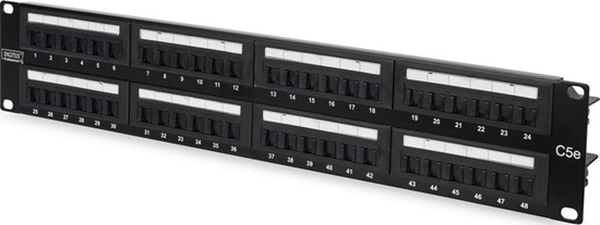 Picture of Digitus Patch panel 19" 2U 48x RJ45 LSA kat.5e (DN-91548U)