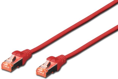 Изображение Digitus Patchcord krosowany, S/FTP, Cat6, 5m, czerwony (DK-1644-050/R)