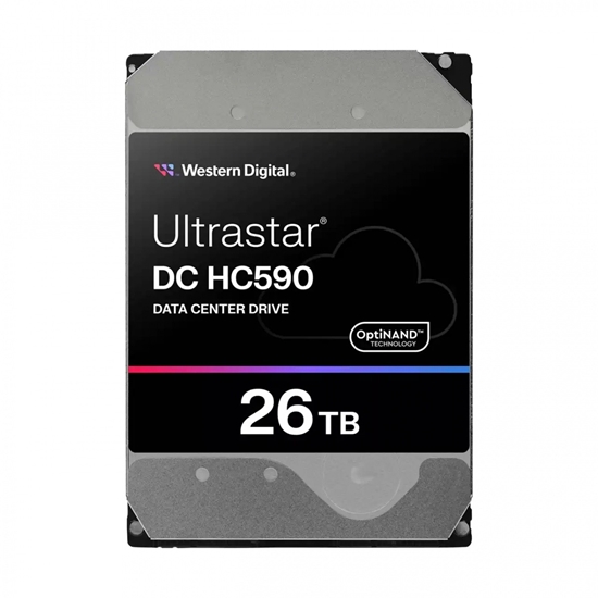 Picture of HDD|WESTERN DIGITAL ULTRASTAR|Ultrastar DC HC590|WUH722626ALE6L4 0F65672|26TB|SATA 3.0|512 MB|7200 rpm|3,5"|0F65672
