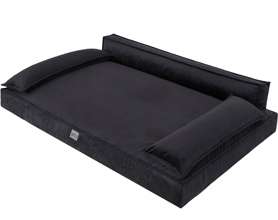 Picture of DOGGY LEGOWISKO DOGGY CHAMPION Czarny VELVET