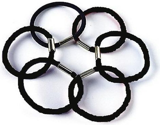 Picture of Donegal GUMKA 6szt czarna