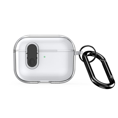 Attēls no Dux Ducis Apple AirPods Pro 3 PECL Series PC+TPU Cover with Hook Black Clear