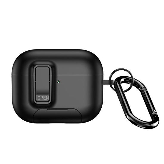 Picture of Dux Ducis Apple AirPods Pro 3 PECQ Series PC+TPU Cover with Hook Black