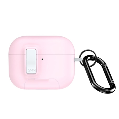 Attēls no Dux Ducis Apple AirPods Pro 3 PECQ Series PC+TPU Cover with Hook White Pink