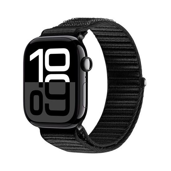 Изображение Dux Ducis Apple Watch 38/40/41/42MM YE Nylon Braided Loop Wrist Strap Black