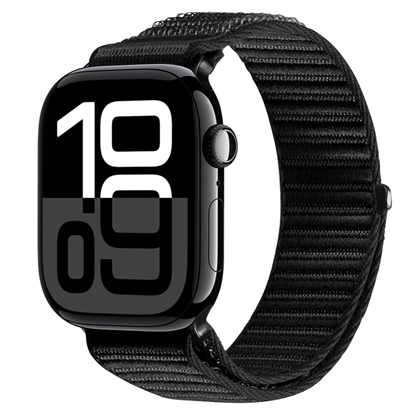 Picture of Dux Ducis Apple Watch 42/44/45/46/49MM YE Nylon Braided Loop Wrist Strap Black